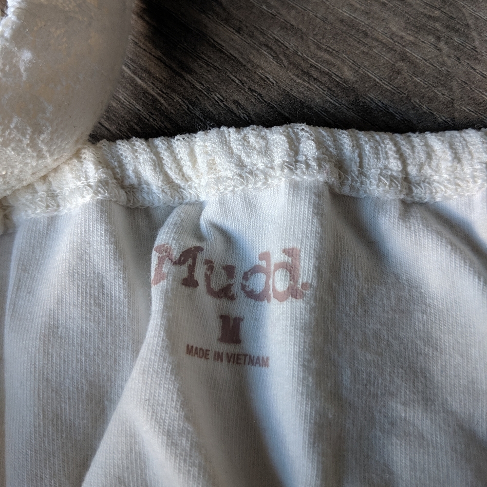 Mudd white lace cropped top - Picture 2 of 3